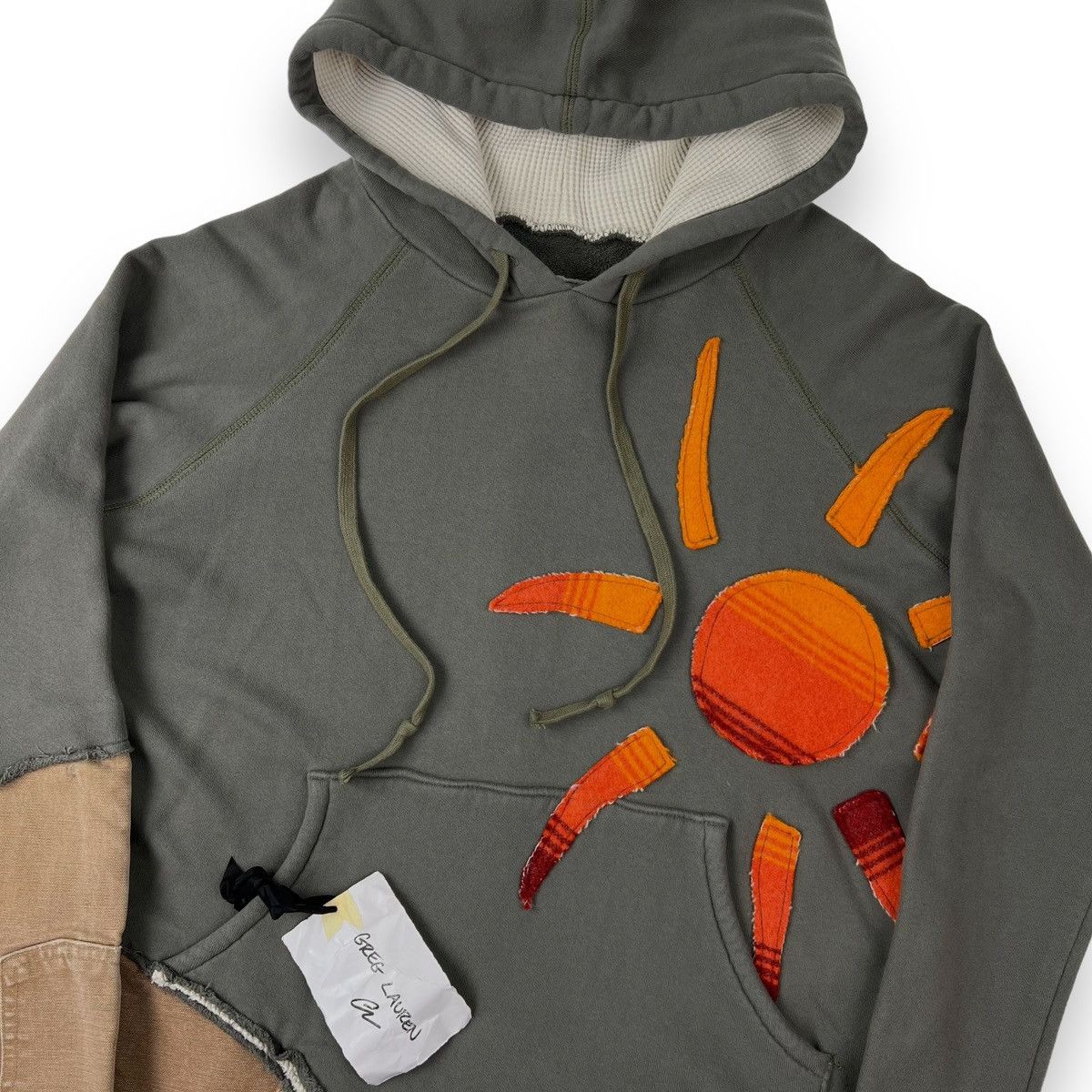 Greg Lauren Greg Lauren Sun Patchwork Hoodie Size US M / EU 48-50 / 2 - 2 Thumbnail