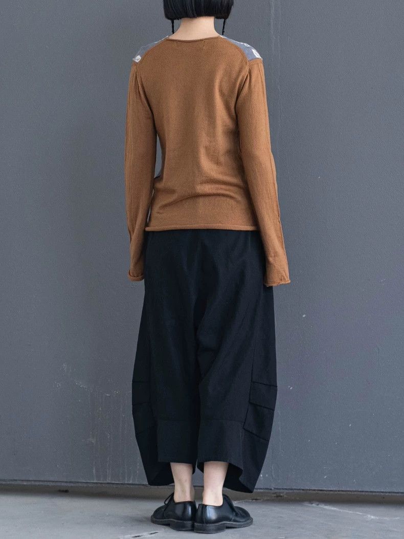 Comme des Garcons Comme Des Garcons Flower stitching wool knit top Size S / US 4 / IT 40 - 3 Thumbnail