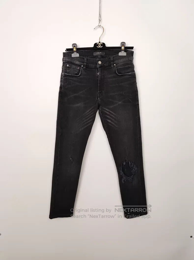 Other Amiri Washed Destroyed Denim Jeans Size US 30 / EU 46 - 1 Thumbnail