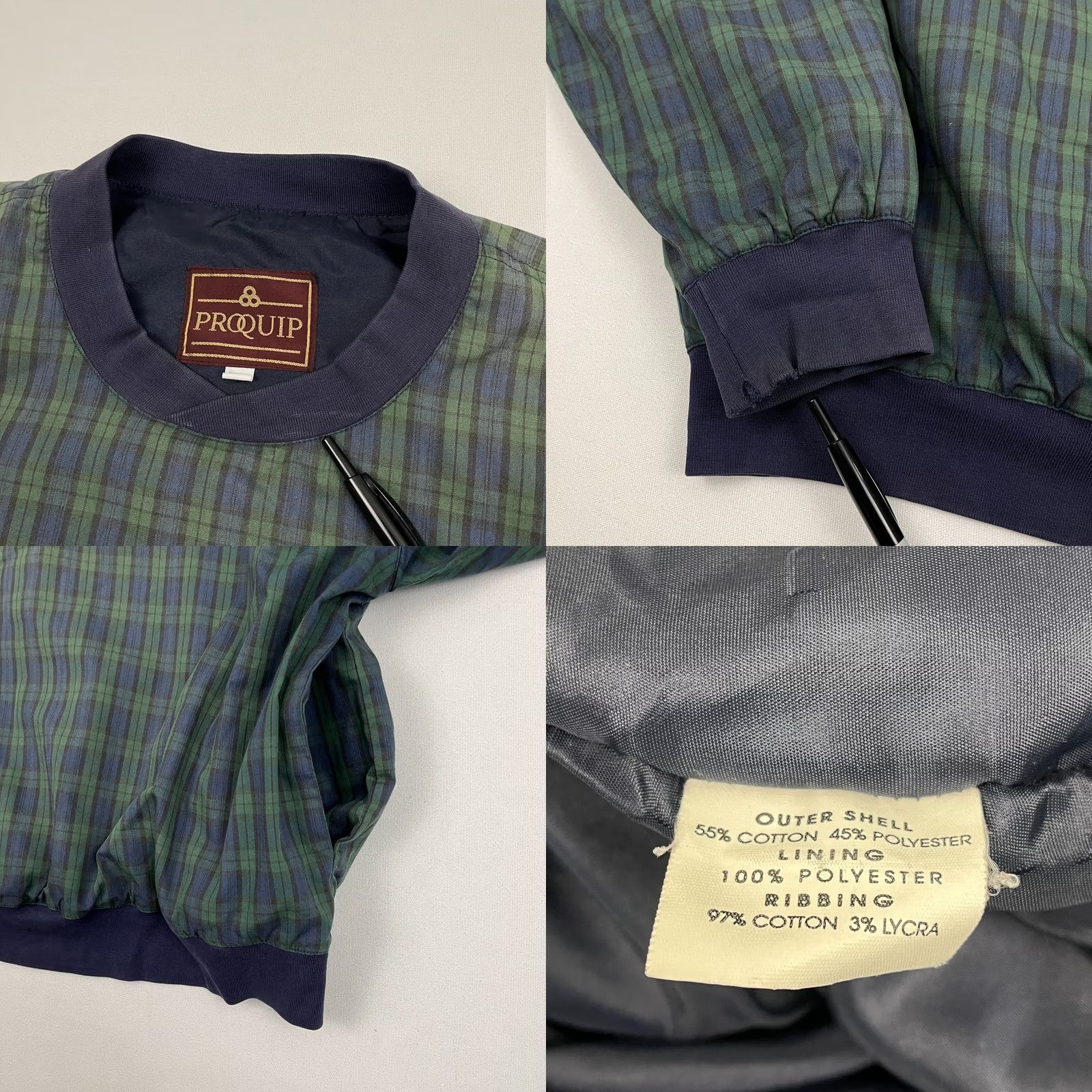 Vintage VTG Pine Valley Golf Club Pullover Mens L Tartan Blackwatch Plaid Retro 90s Y2K Jacket Size US L / EU 52-54 / 3 - 8 Thumbnail