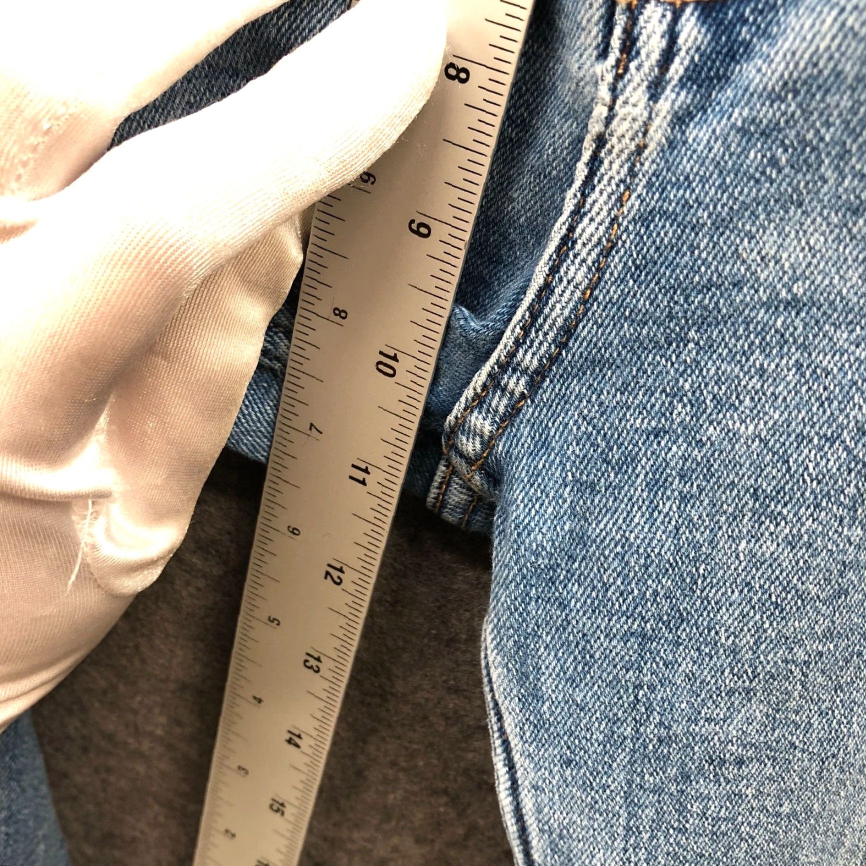 Zara Zara Jeans Womens 4 Blue Light Wash High Rise Skinny Stretch Denim 5-Pocket Inseam 26in Size 27" / US 4 / IT 40 - 7 Thumbnail