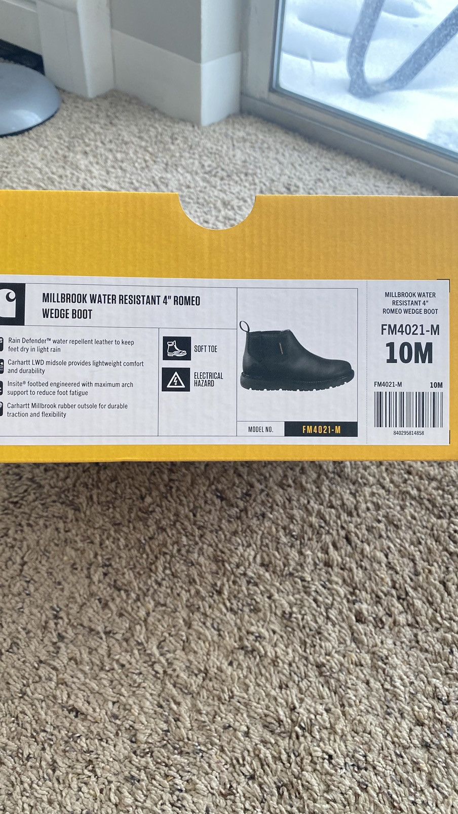 Carhartt × Carhartt Wip Carhartt Millbrook water resistance 4 Romeo wedge boot Size US 10 / EU 43 - 4 Thumbnail