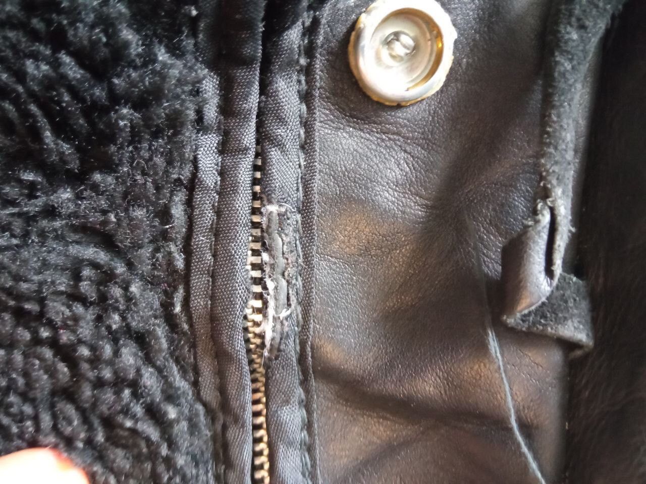 Schott × Vintage Vintage 80s Schott Leather Fighter Pilot Jacket Size 50 Size US L / EU 52-54 / 3 - 14 Thumbnail