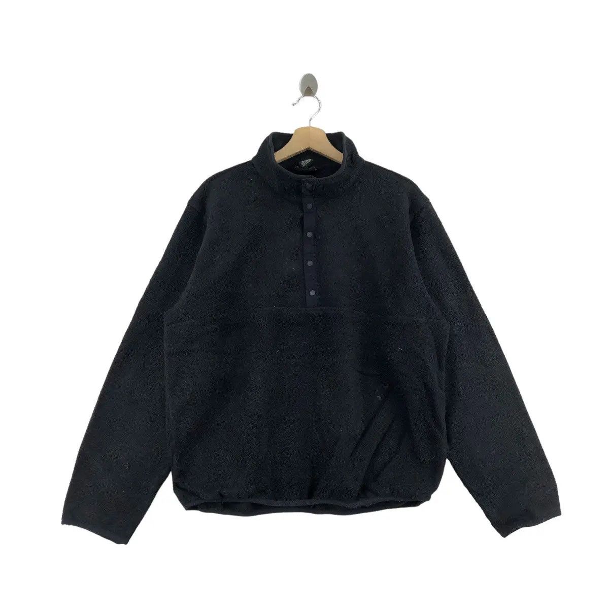 L.L. Bean Vtg L.L. BEAN USA Snap Button Pocket Lining Fleece Sweater Size US XXL / EU 58 / 5 - 1 Thumbnail