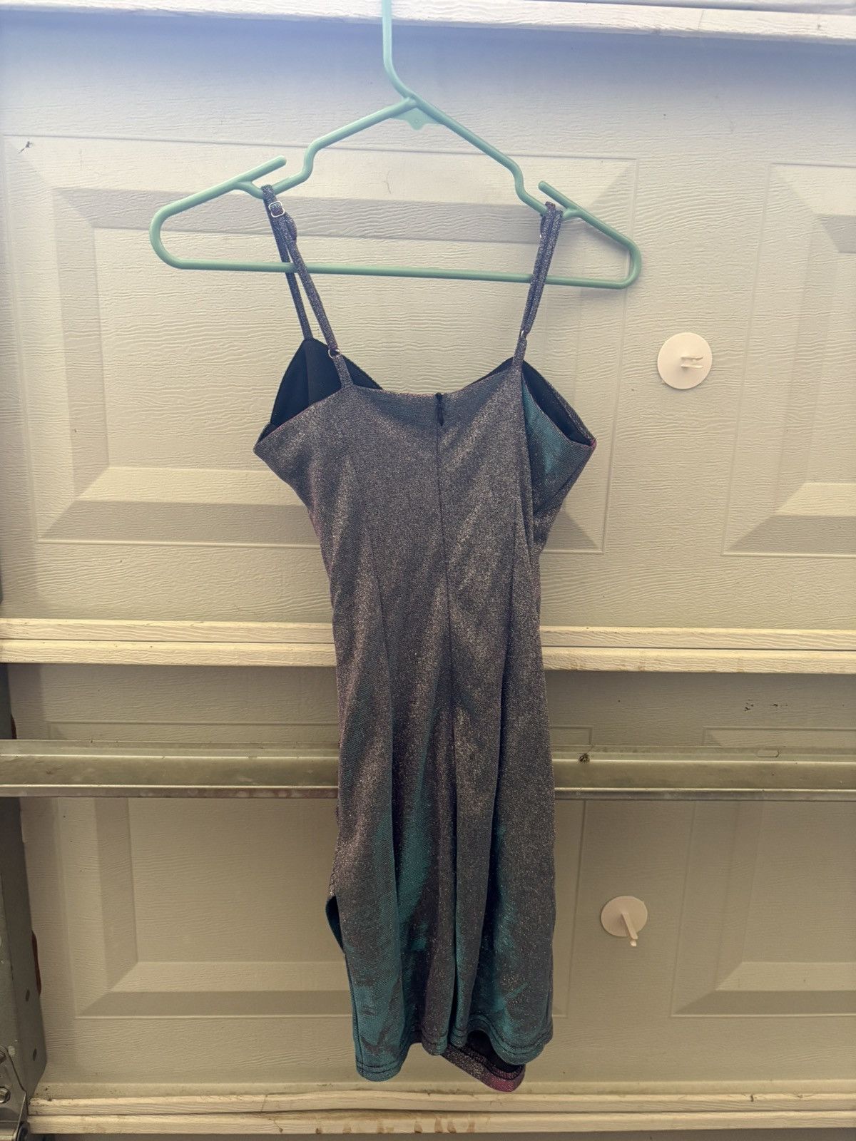 Shein Purple & Blue Sparkly Dress Size S / US 4 / IT 40 - 2 Thumbnail