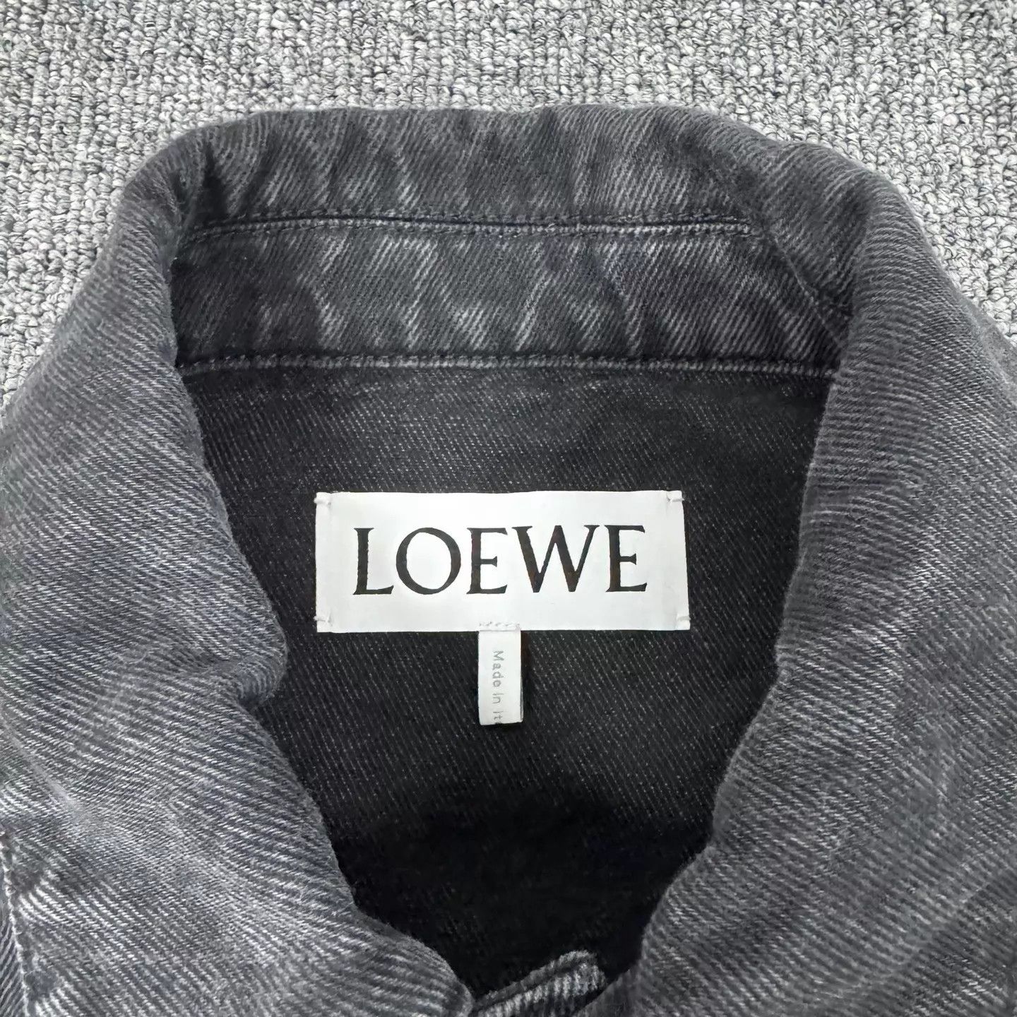 Loewe Loewe Square Logo Washed Denim Jacket 48 99New Size US M / EU 48-50 / 2 - 5 Thumbnail