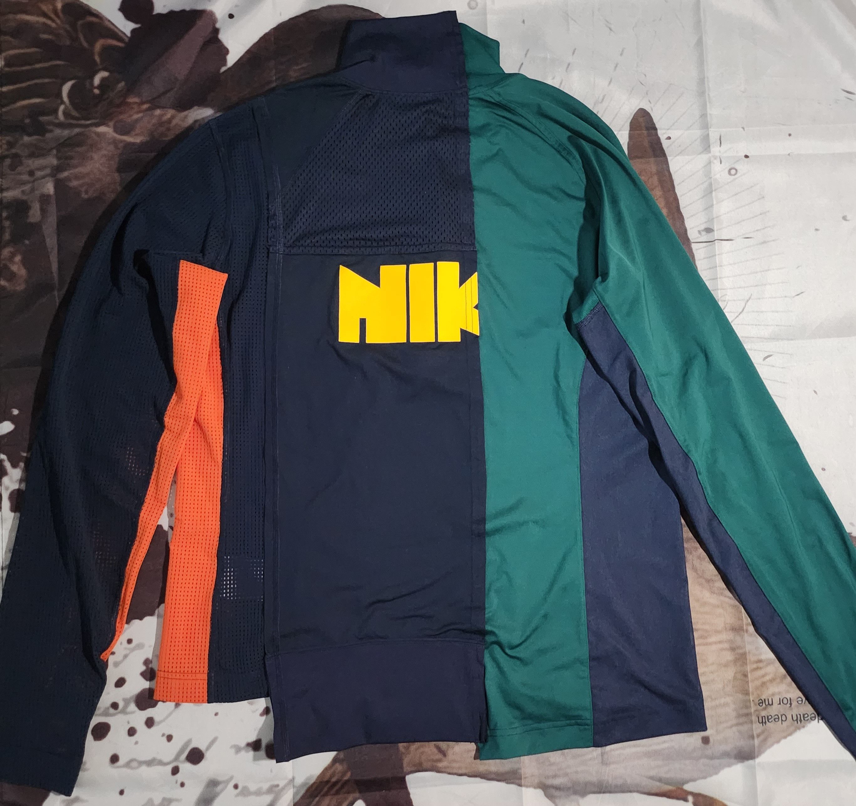 Nike × Sacai Reworked Quarter-Zip Running Jacket Size US M / EU 48-50 / 2 - 2 Thumbnail