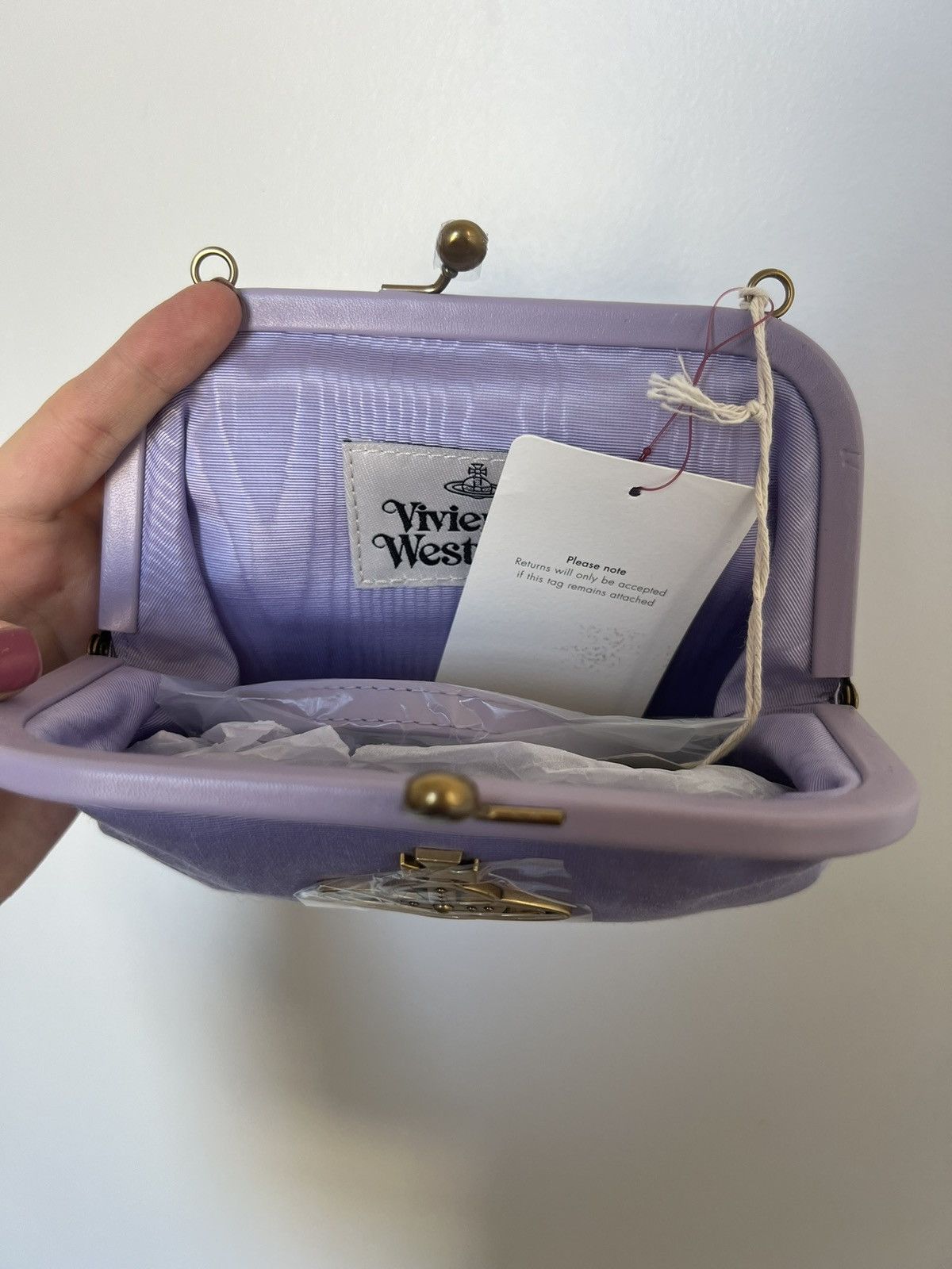 Vivienne Westwood Vivienne's moiré tote bag Size ONE SIZE - 4 Thumbnail