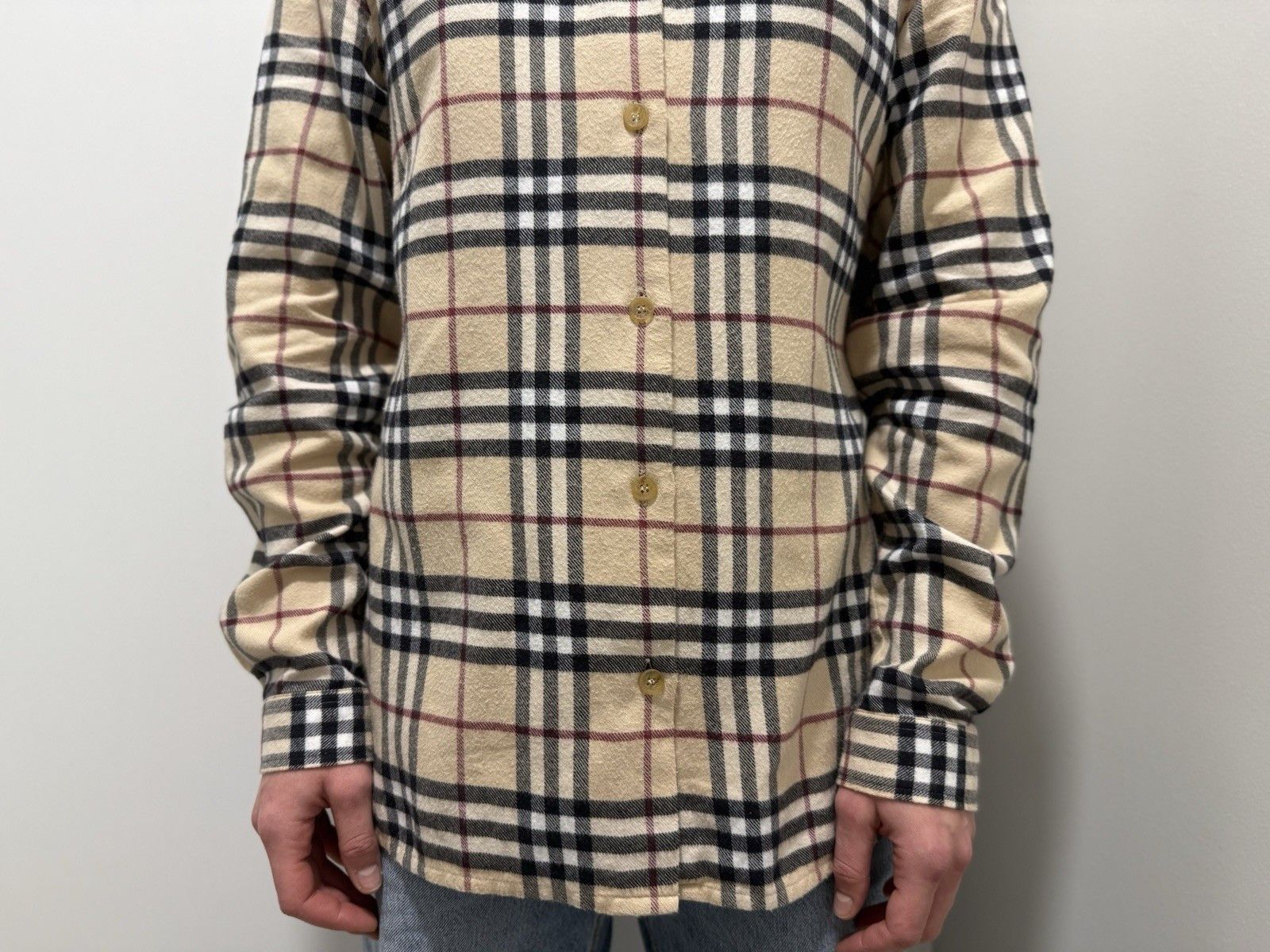 Burberry Vintage Burberry London Shirt Nova Check Long Sleeve y2k Size XL / US 12-14 / IT 48-50 - 4 Thumbnail