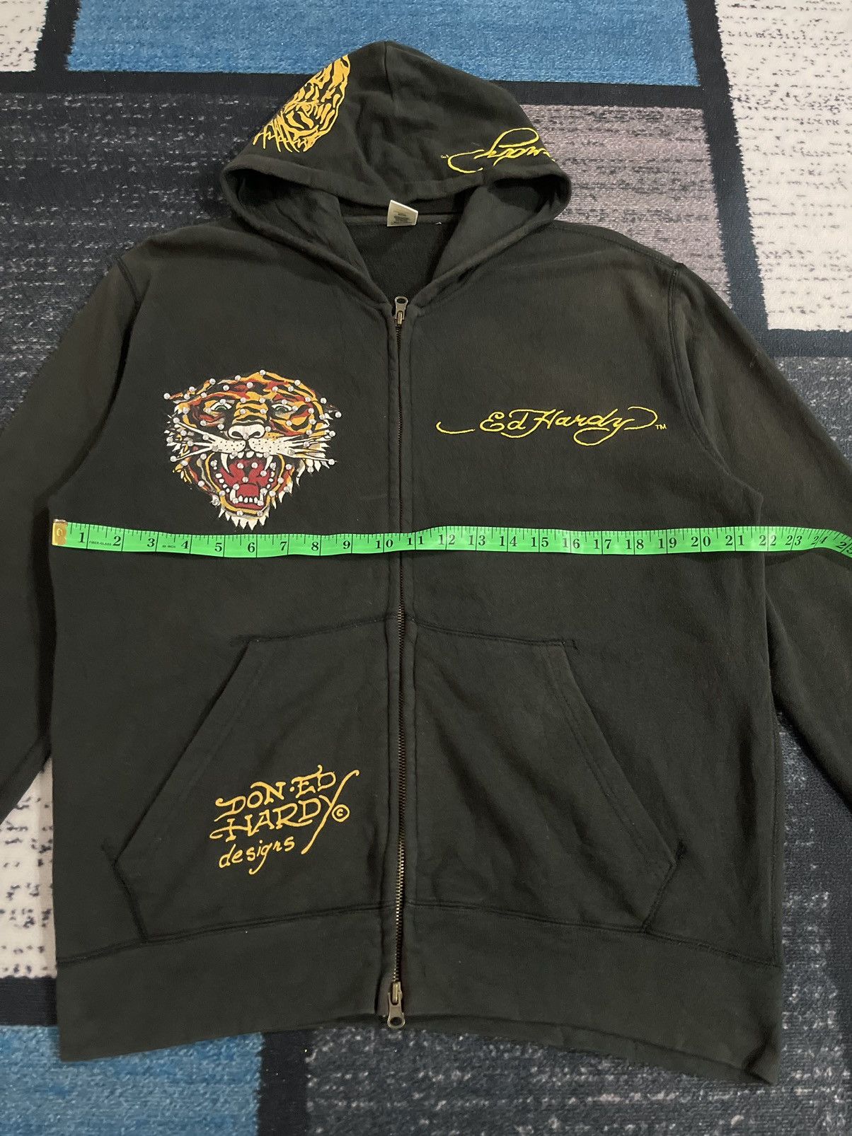 Christian Audigier Vintage Ed Hardy Zipper Hoodie Jacket Size US M / EU 48-50 / 2 - 17 Thumbnail