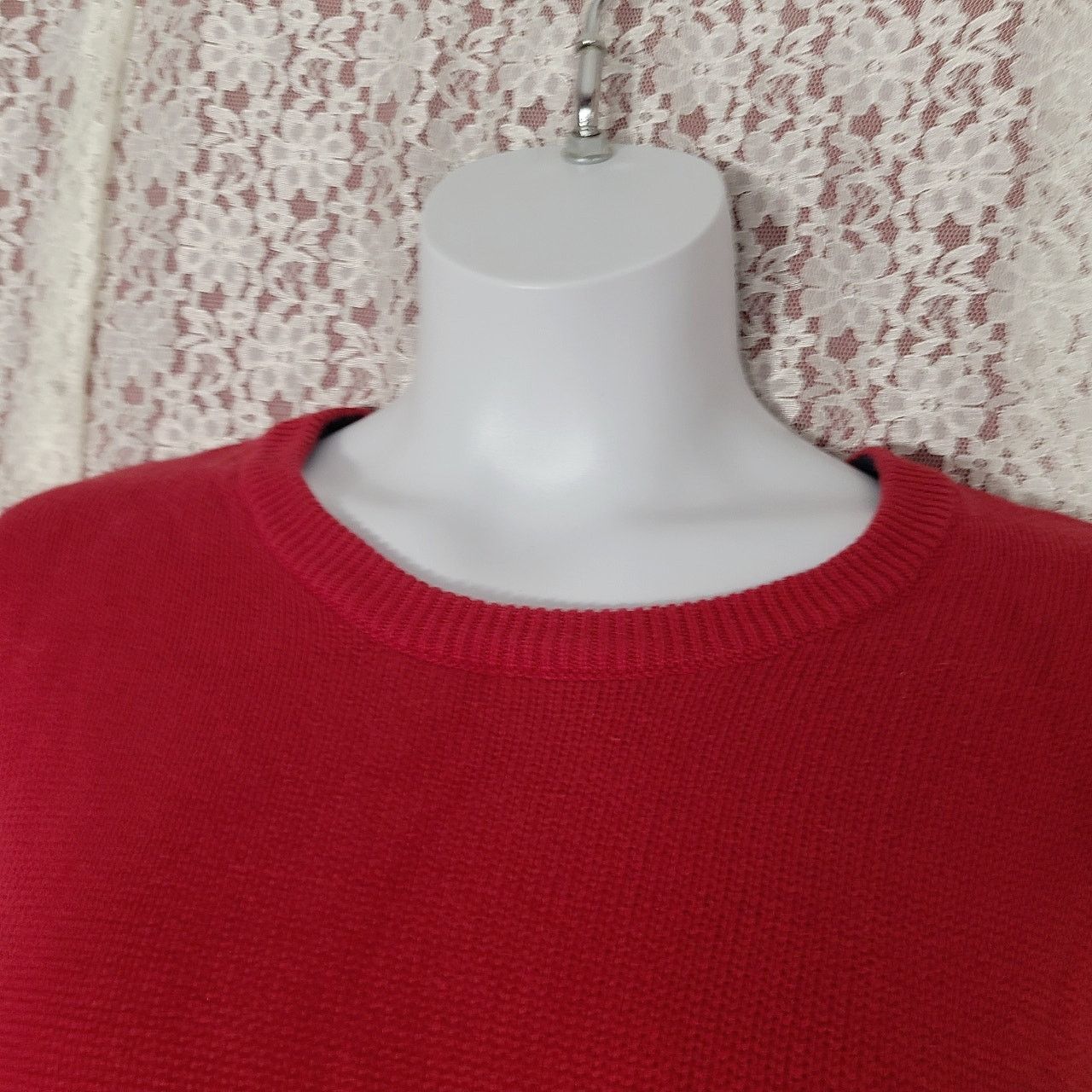 Chaps Vintage 90s chaps red knit sweater size XL Size XL / US 12-14 / IT 48-50 - 4 Thumbnail
