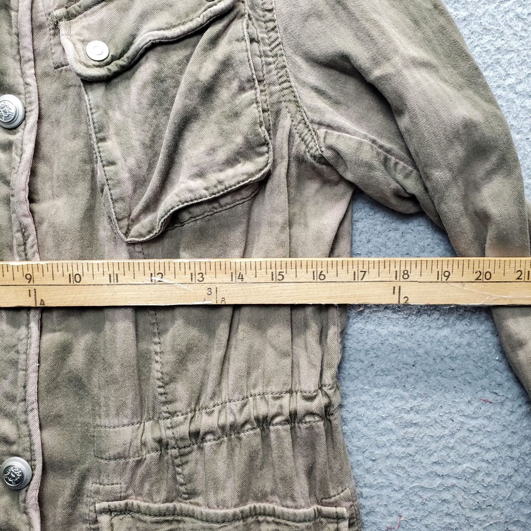 Free People Free People Not Your Brother's Military Jacket Womens XS Multicolor Oversized Casual Shirt Size XS / US 0-2 / IT 36-38 - 4 Thumbnail