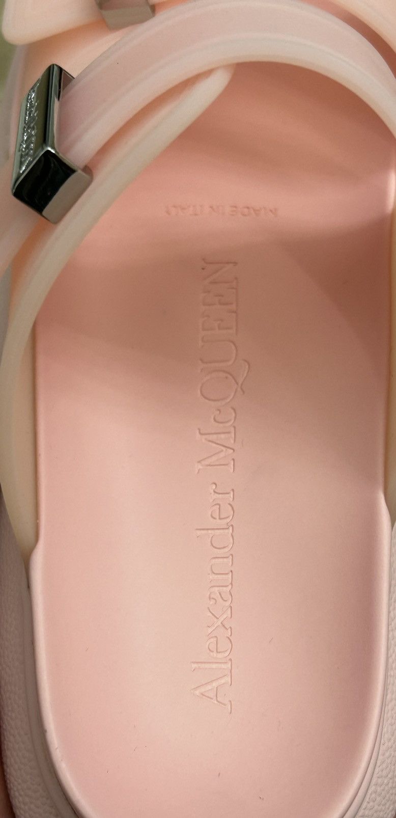 Alexander McQueen Alexander McQueen Rubber Sandal Pink- EUR 36 / US Women 6 Size US 6 / IT 36 - 13 Thumbnail