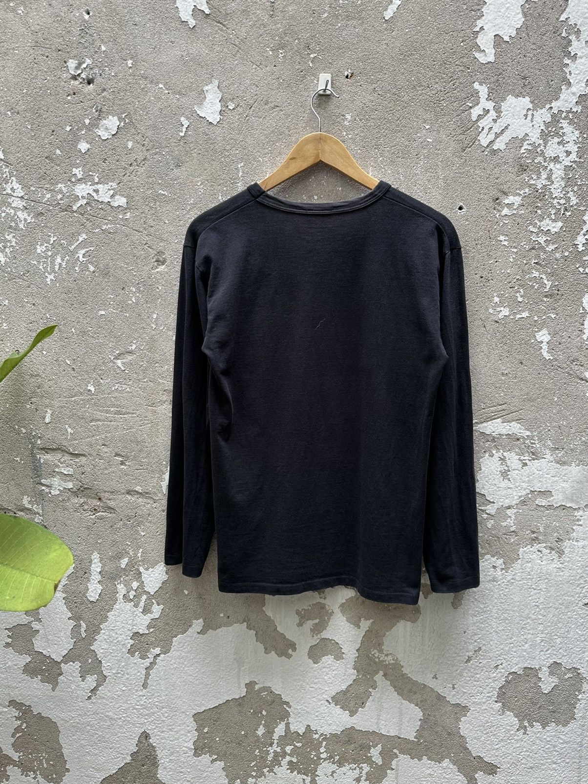 agnes b. Vintage 90's Again R. Simple Font Longsleeve Tshirt Size US M / EU 48-50 / 2 - 2 Thumbnail