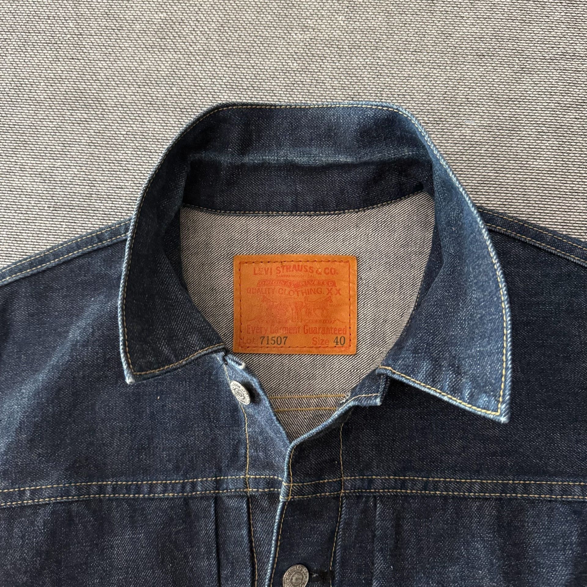 Levi's Vintage Clothing Levi's LVC507 J02 Denim Jacket Size US XXS / EU 40 - 3 Thumbnail