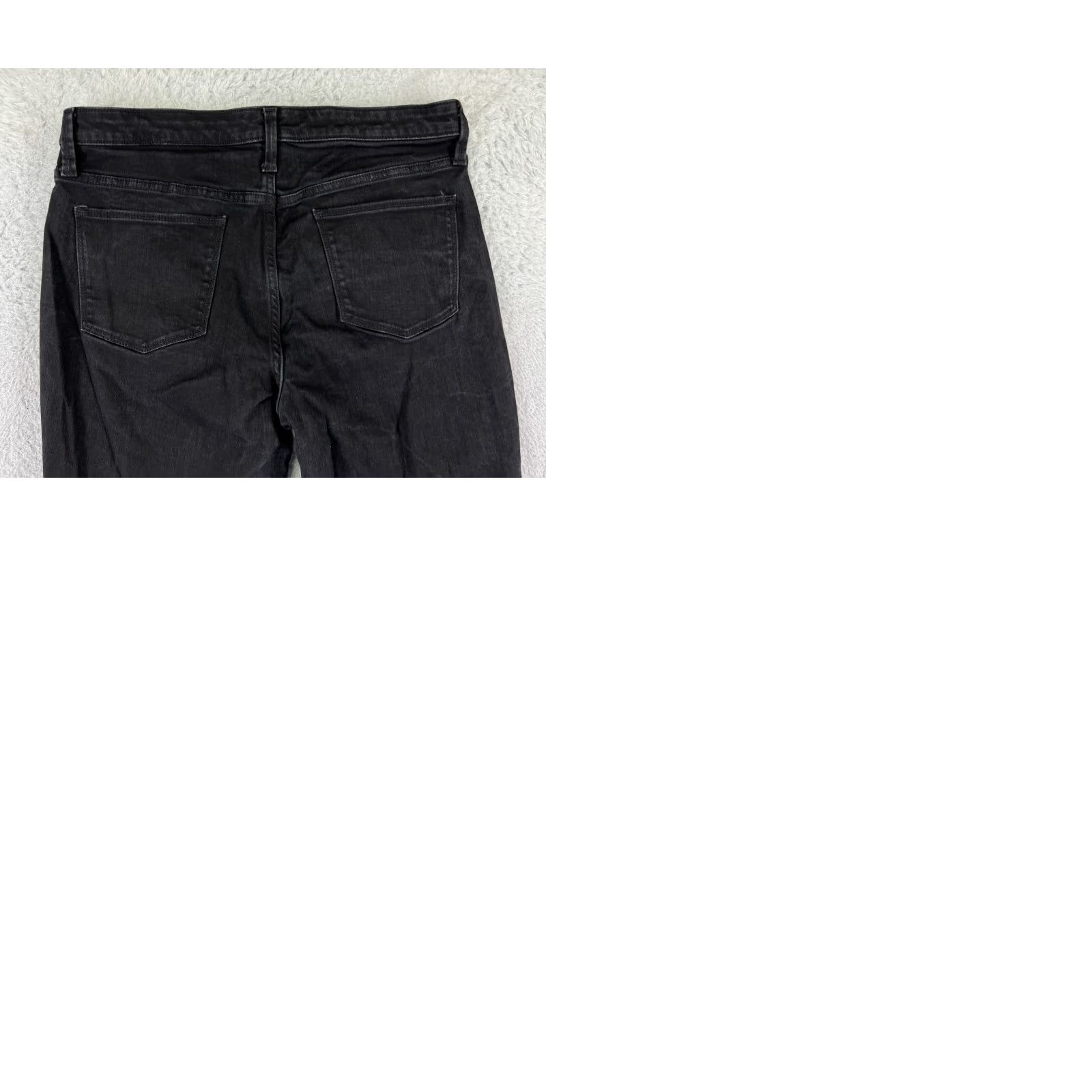 Vintage Universal Thread Jeans Women 12 Black Denim Flared Cotton Blend Stretch Size 34" / US 12 / IT 48 - 10 Thumbnail