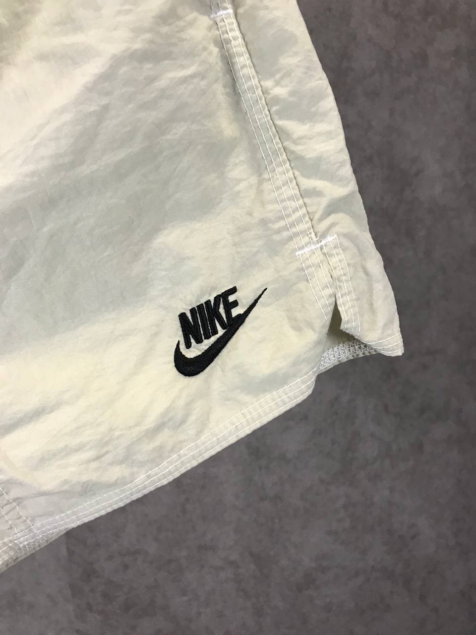 Nike × Vintage Nike swoosh vintage nylon shorts Size US 34 / EU 50 - 3 Thumbnail