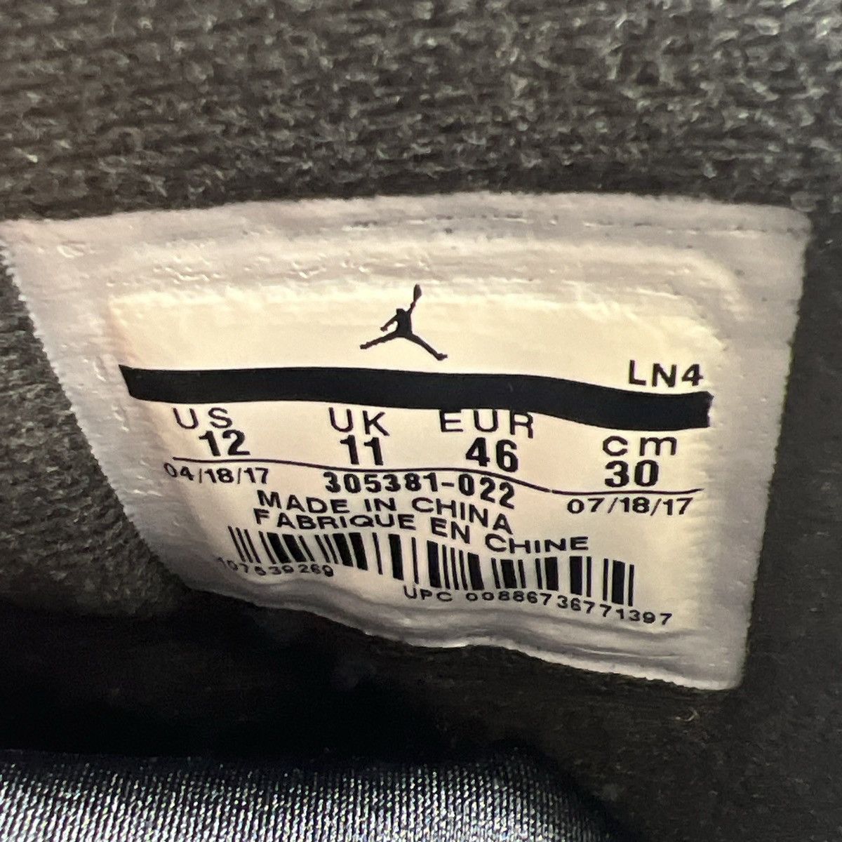 Jordan Brand Air Jordan 8 bred Size US 12 / EU 45 - 8 Thumbnail