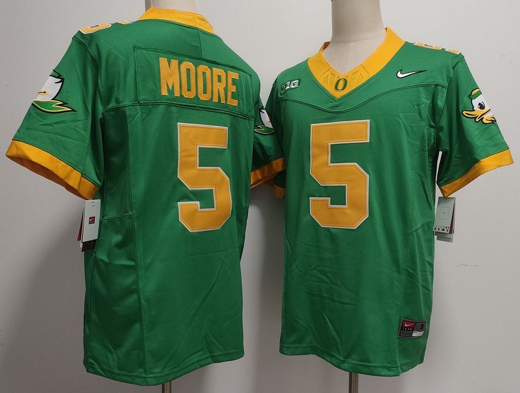 Other Men's NCAA Oregon Ducks 5 Dante Moore Green Jersey Size US S / EU 44-46 / 1 - 1 Thumbnail