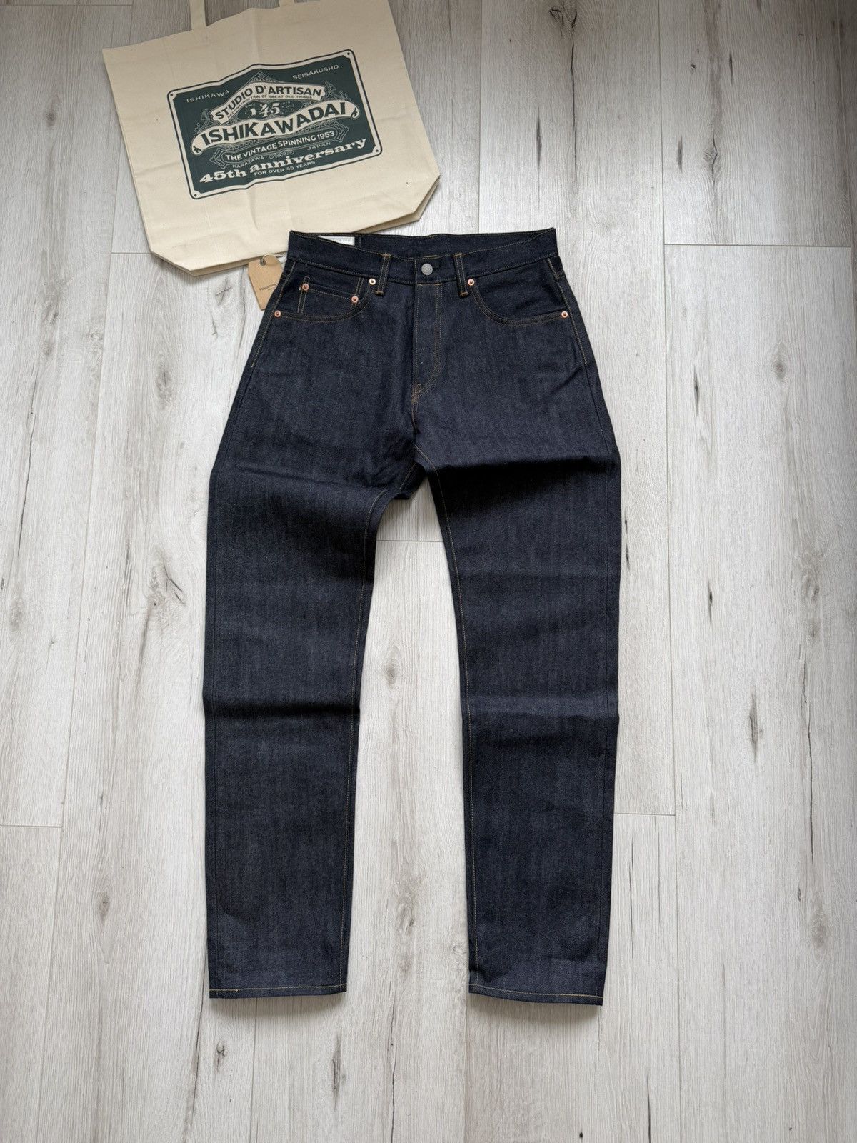 Studio D'Artisan Studio D’Artisan 45th Anniversary SP-086 13oz Selvedge W30 Size US 30 / EU 46 - 9 Thumbnail