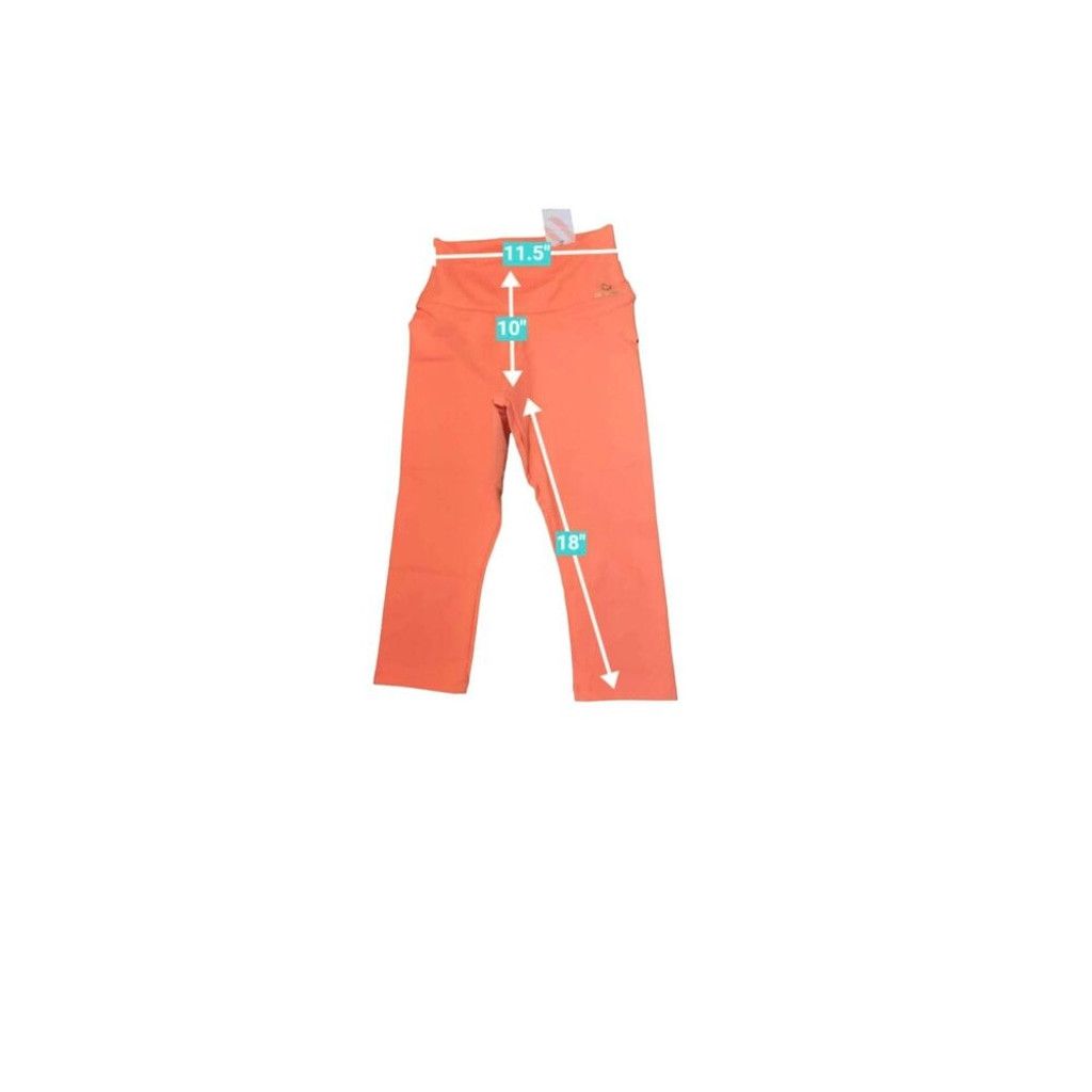 Other Cajubrasil High Waist Workout Leggings in Tangerine. Size M Size 26" / US 2 / IT 38 - 5 Thumbnail