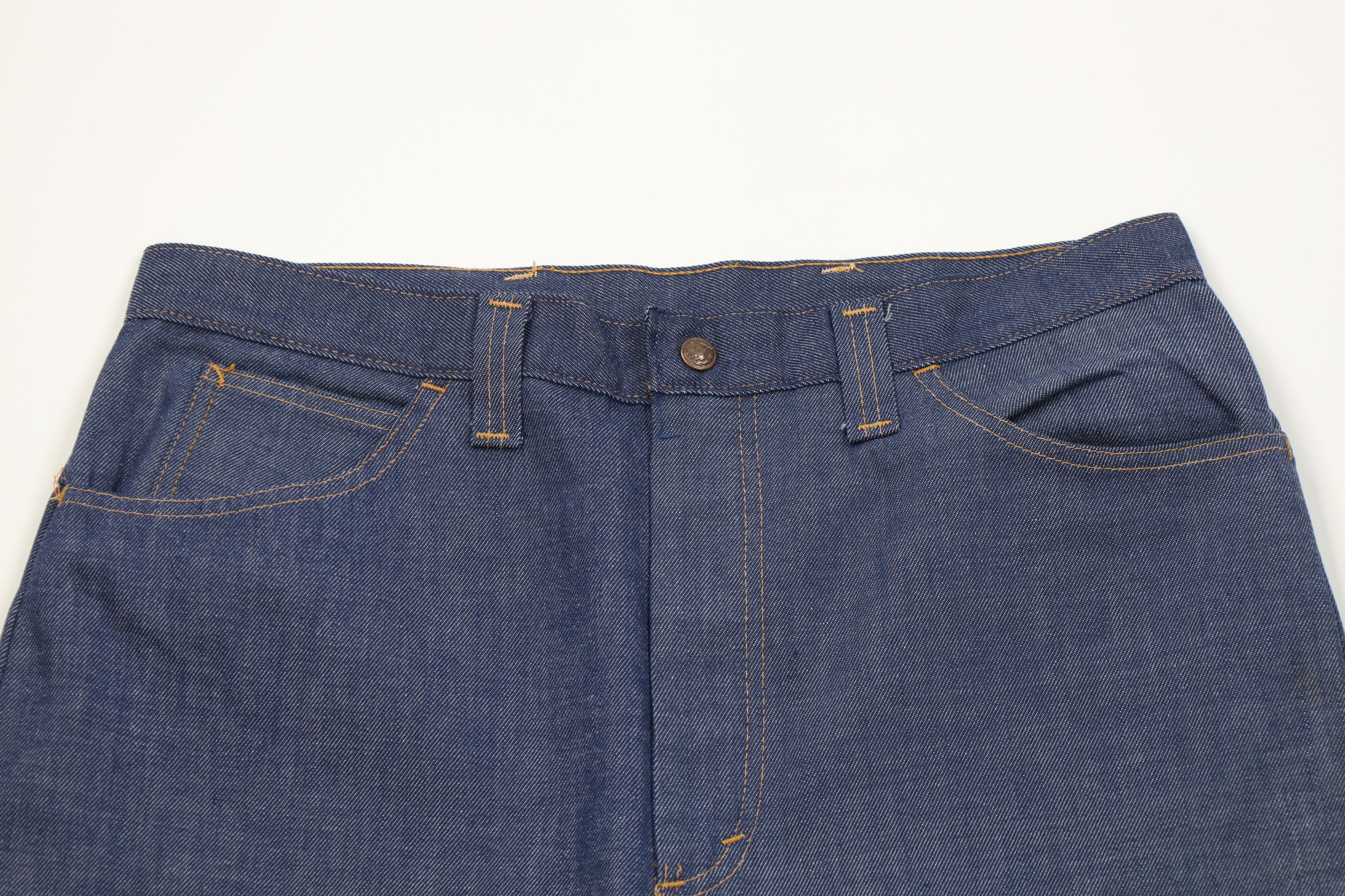Vintage Vintage 70s Streetwear Wide Leg Bell Bottoms Denim Jeans USA Size US 34 / EU 50 - 2 Thumbnail