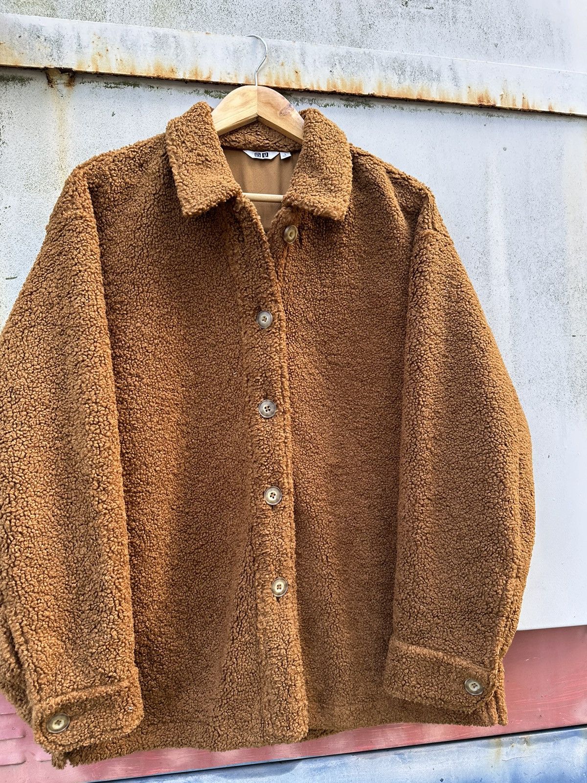Christophe Lemaire UNIQLO X CHRISTOPE LEMAIRE BROWN FLEECE JACKET Size US L / EU 52-54 / 3 - 6 Thumbnail