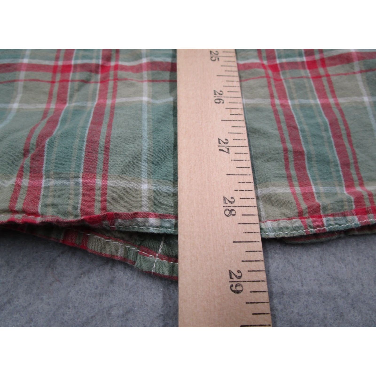 Ralph Lauren DENIM & SUPPLY RALPH LAUREN Shirt Mens Large Blue Plaid Button-Up Short Sleeve - Casual Workwear, 100% Cotton Size US L / EU 52-54 / 3 - 6 Thumbnail