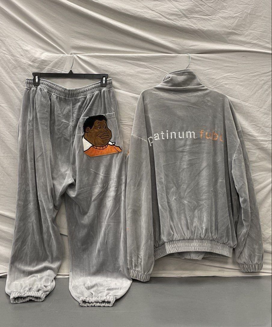 Fubu FUBU tracksuit, jacket pants set, Fat Albert, track suit XXL Size US XXL / EU 58 / 5 - 3 Thumbnail