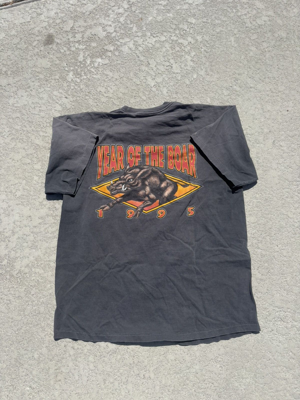 Vintage 1995 Year of the Boar Vintage Tee Size US L / EU 52-54 / 3 - 1 Thumbnail