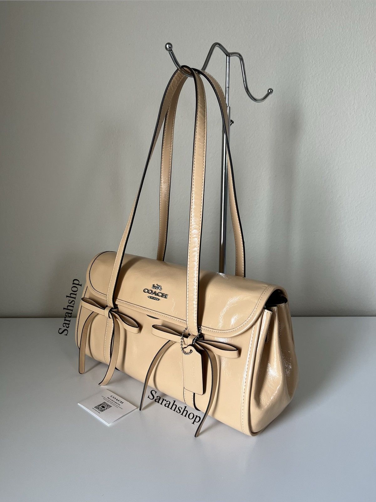 Coach Coach Bridget Flap Shoulder Bag With Bows Size ONE SIZE - 2 Thumbnail