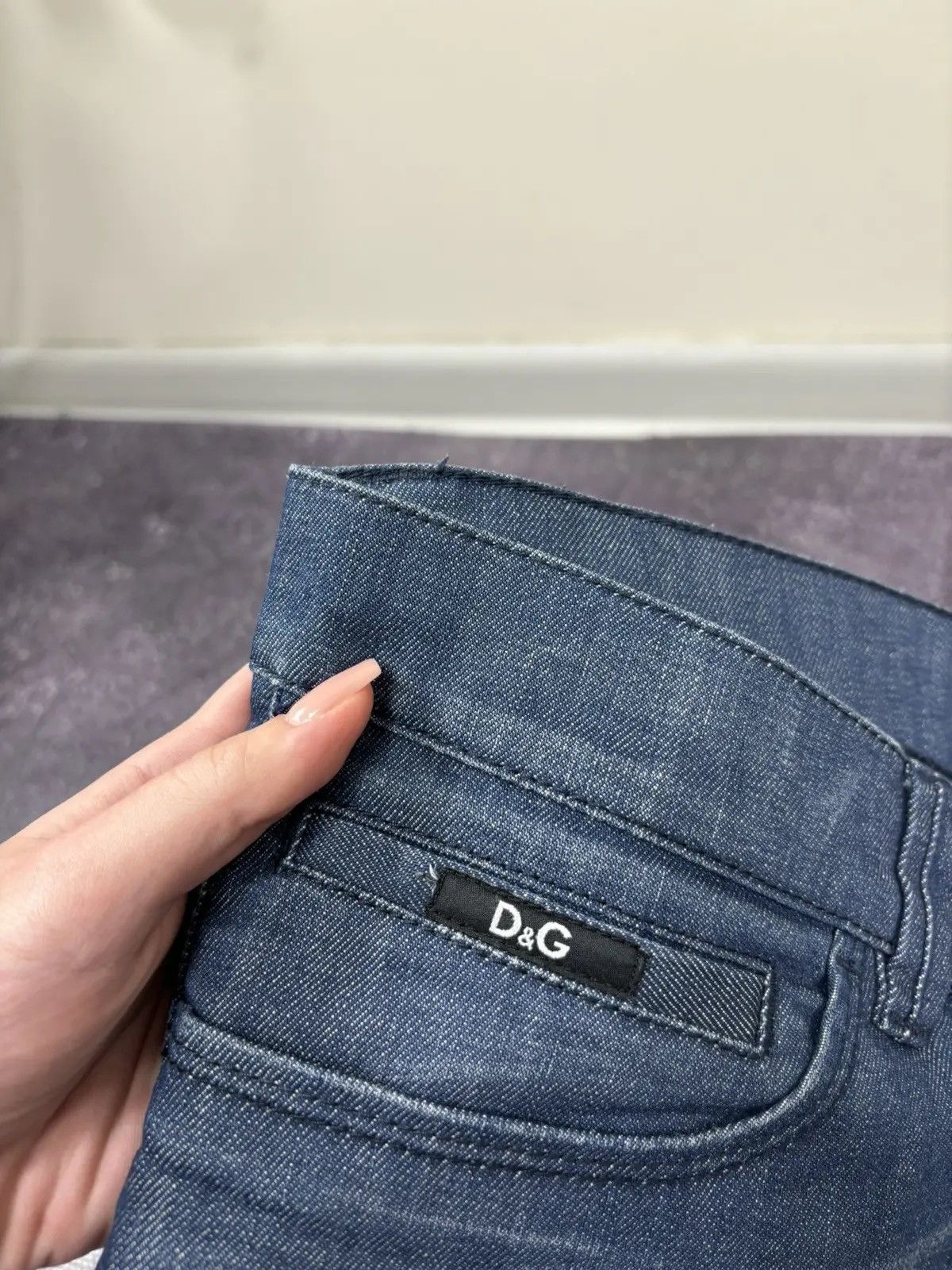 Dolce & Gabbana × Vintage Vintage Dolce & Gabbana Girly Women’s Archival Denim Jeans Size 31" - 8 Thumbnail