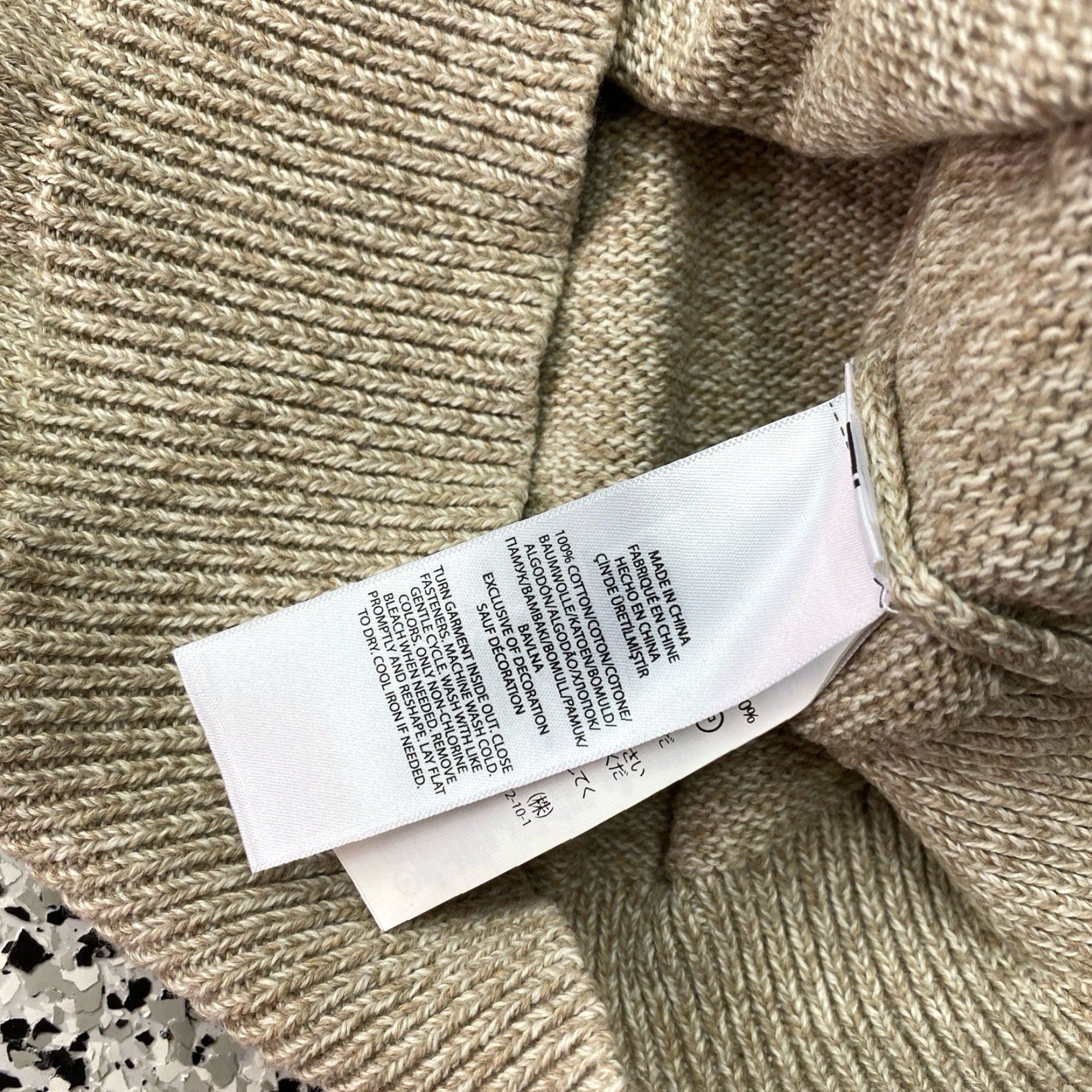 Polo Ralph Lauren Polo Ralph Lauren Sweater Mens L Beige 1/4 Zip Knit Mock Neck Golf Pullover Regular Fit Knitwear - Wool/Cotton Size US L / EU 52-54 / 3 - 5 Thumbnail