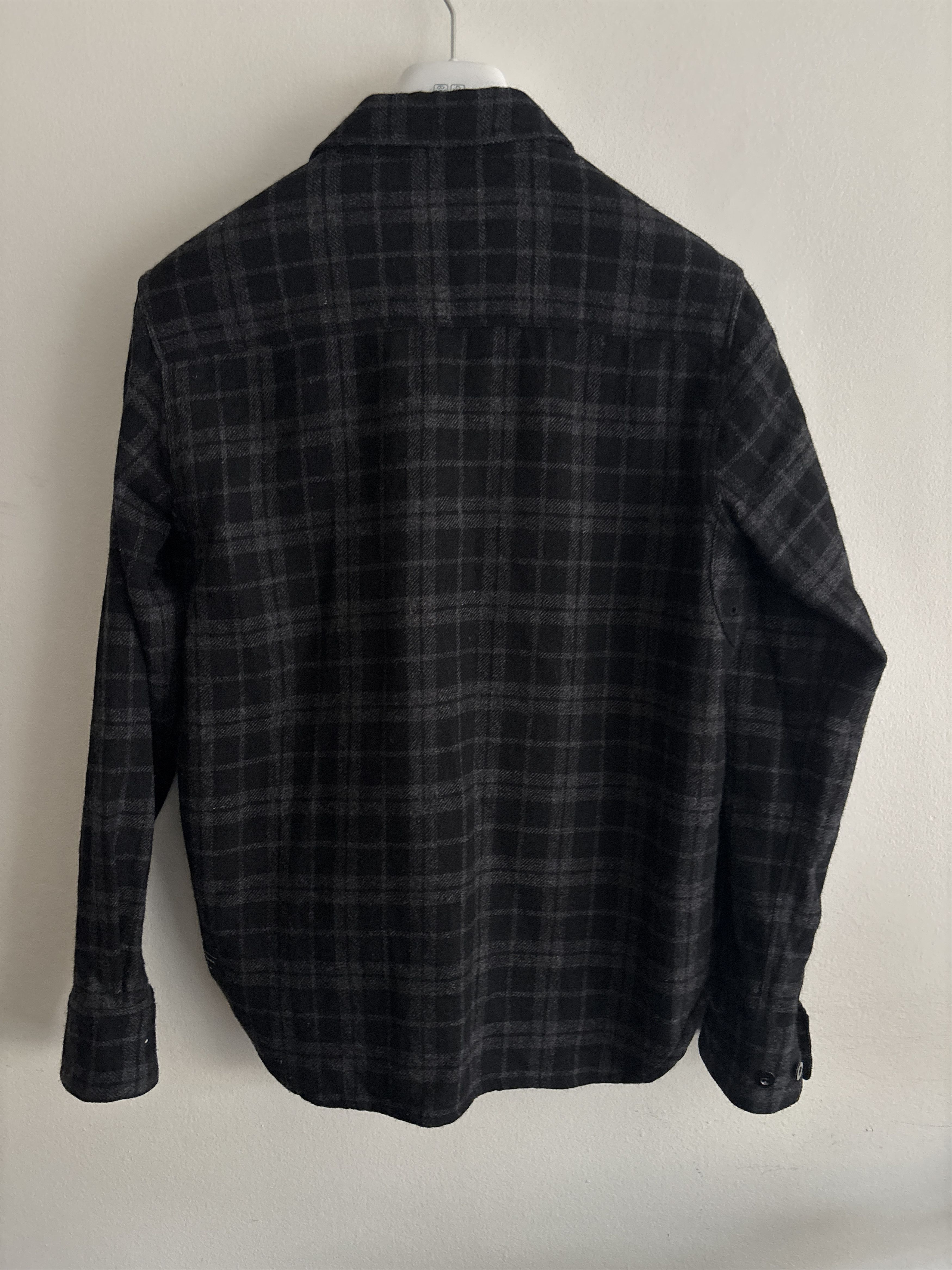 Haven $435 Black Grey Plaid Wool Overshirt/ Shirt Jacket Japan Size US M / EU 48-50 / 2 - 8 Thumbnail