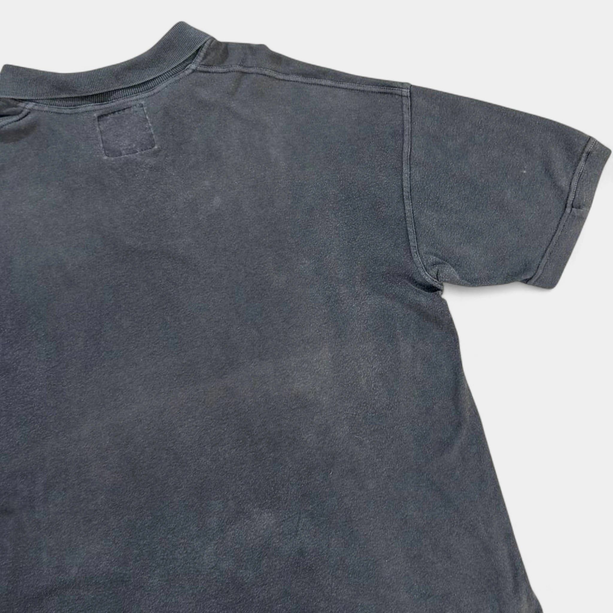 Moschino Moschino Vintage Grey Washed Graphic Polo Size US XL / EU 56 / 4 - 3 Thumbnail