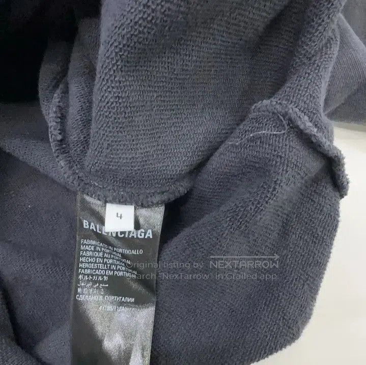 Balenciaga Balenciaga Black Logo Print Casual Hoodie. Size US L / EU 52-54 / 3 - 5 Thumbnail