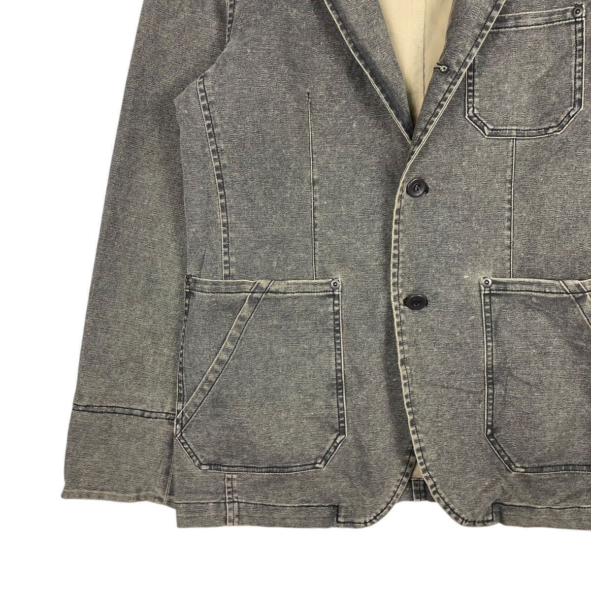 Japanese Brand × Nicole Club 💥NICOLE MONSEUR CHORE WASHED GREY JACKET Size US M / EU 48-50 / 2 - 3 Thumbnail
