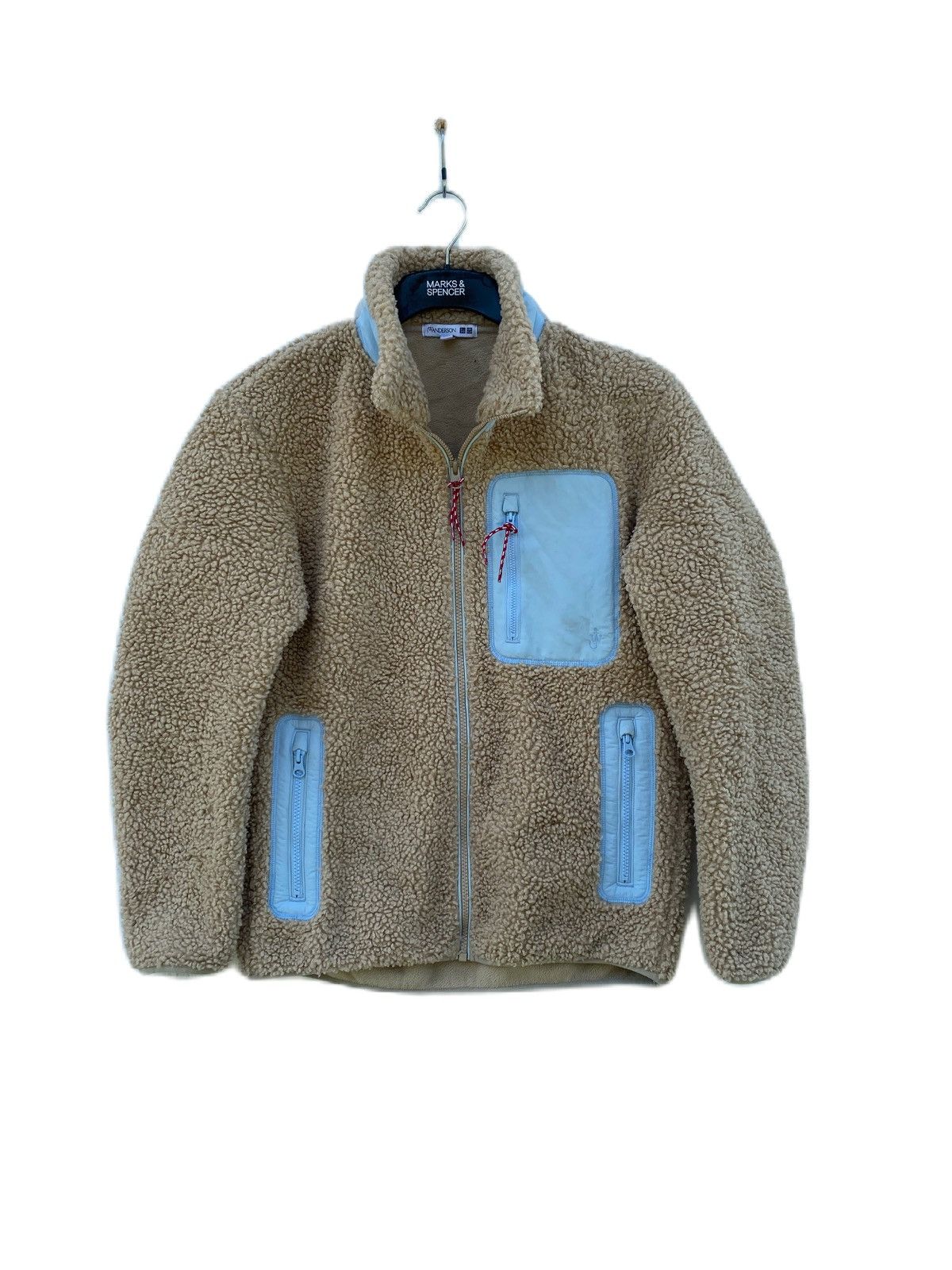 J.W ANDERSON FLEECE SHERPA STYLE BEIGE