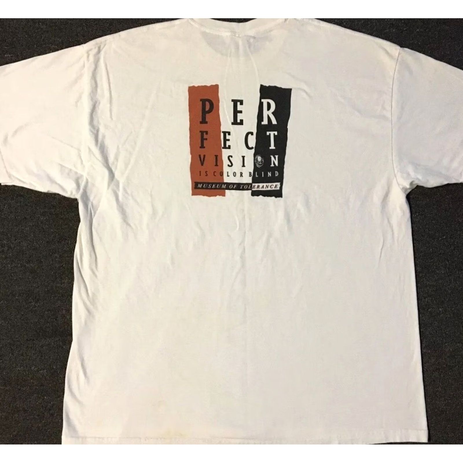 Vintage VINTAGE 90s Museum Of Tolerance Shirt XL White Grunge Kindness Friendship 80s 90s Retro Rock Casual Men Shirt XL White Nike? Size US XL / EU 56 / 4 - 2 Thumbnail