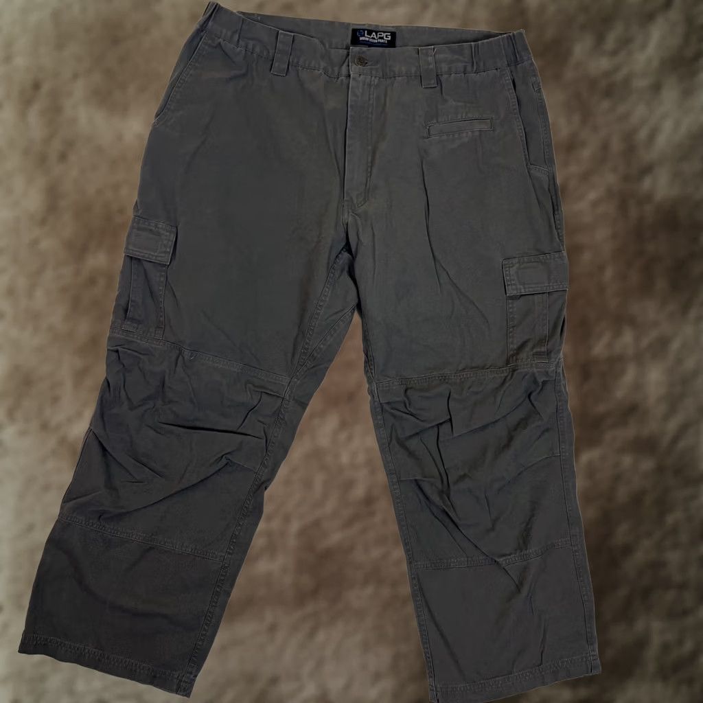 Doublet LAPG Urban Recon Pants Mens 42x30 Gray Double Knee Ripstop Cargo Pants Size US 42 / EU 58 - 1 Thumbnail