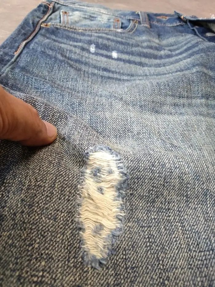 Levi's × Vintage Vintage Levis 501 Rusty Wash Straight Leg Jeans 34x30 Size US 34 / EU 50 - 4 Thumbnail