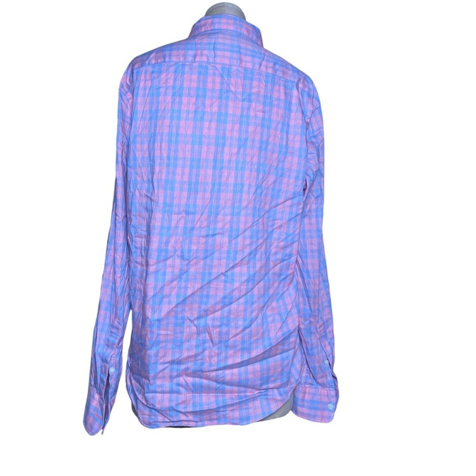 Faherty FAHERTY Movement Summer Rose Plaid medium men button down Size US M / EU 48-50 / 2 - 4 Thumbnail