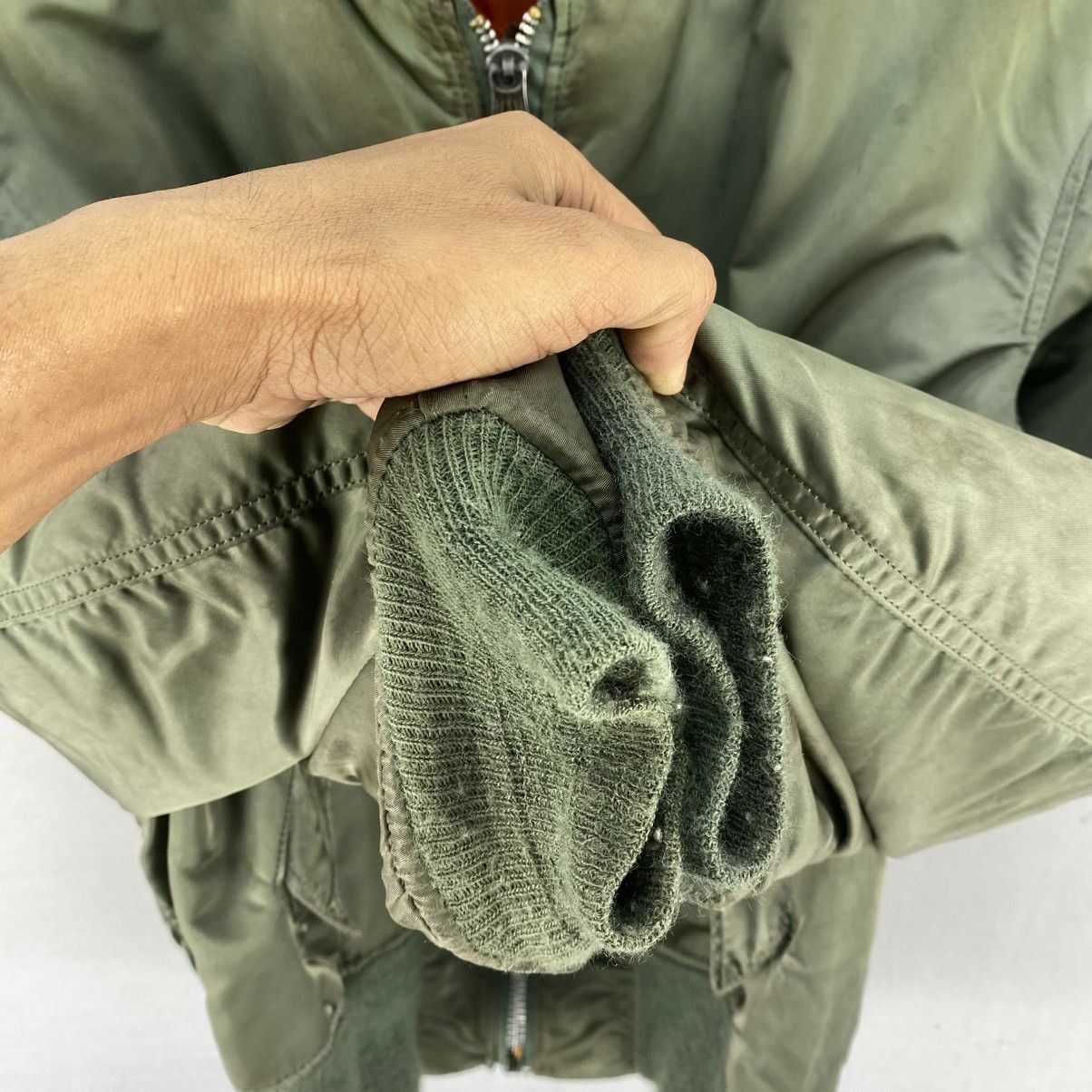 Vintage 80's Alpha Industries Bomber Jacket MA-1 Made In USA