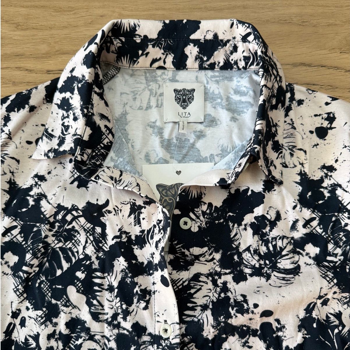 REVOLVE NWT LITA by Ciara Connection Button Down Stretch Shirt Size S / US 4 / IT 40 - 3 Thumbnail