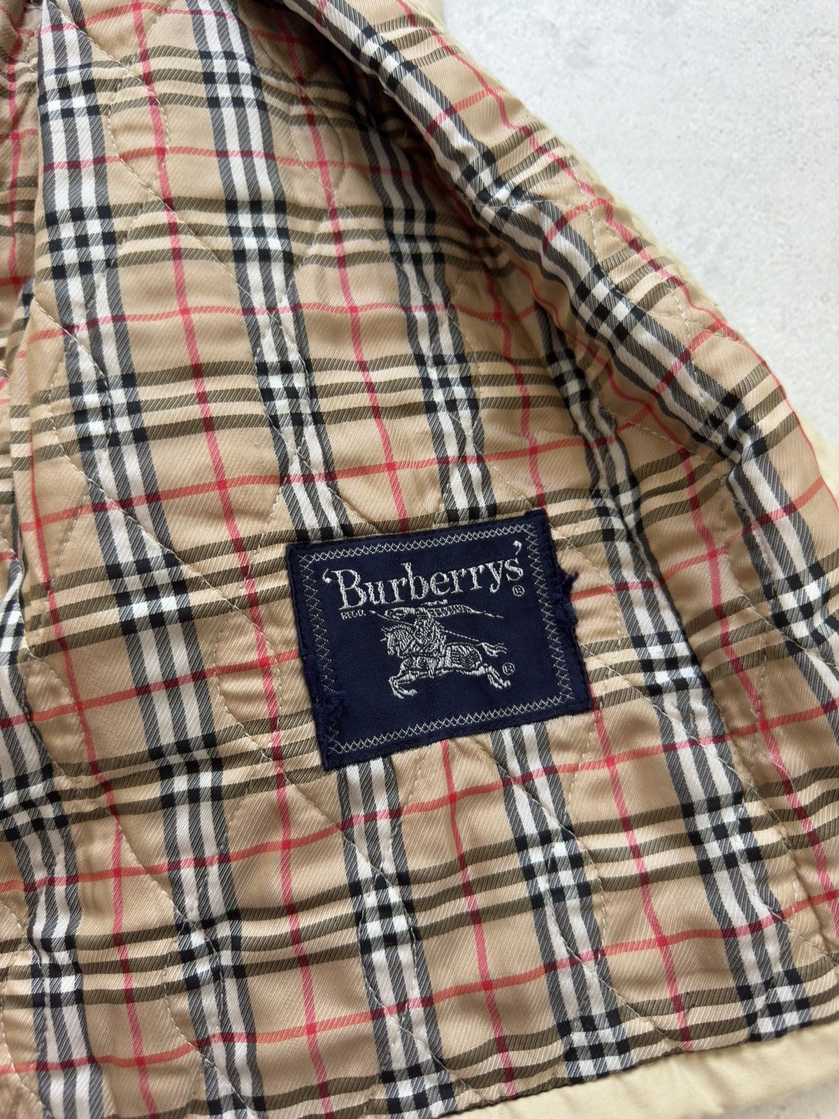 Burberry Vintage Burberrys 90s Nova Check Quilted Coat Jacket Logo Size US L / EU 52-54 / 3 - 14 Thumbnail
