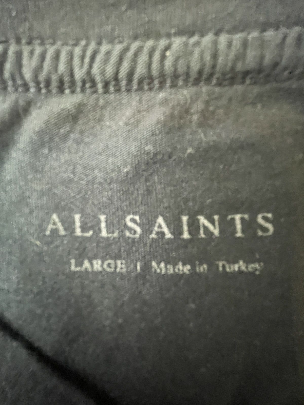Allsaints AllSaints Black V-Neck Ramskull Logo T-Shirt – Size L Size US L / EU 52-54 / 3 - 2 Thumbnail