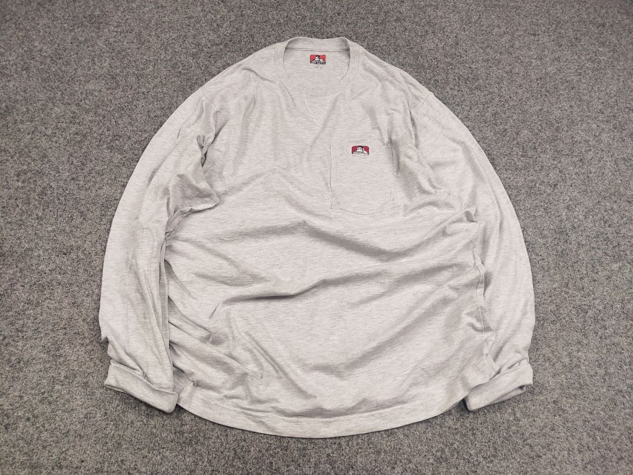 Ben Davis Vintage Ben Davis Design Oversized Logo Gray Long Sleeve Size US L / EU 52-54 / 3 - 2 Thumbnail