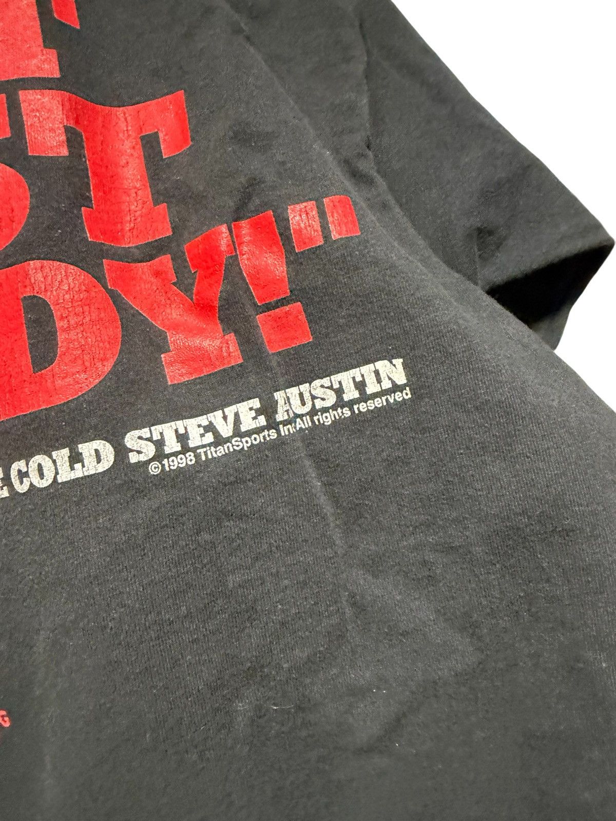 WWF Vintage 1998 WWF Stone Cold Steve Austin Don't Trust Anybody Size US L / EU 52-54 / 3 - 7 Thumbnail