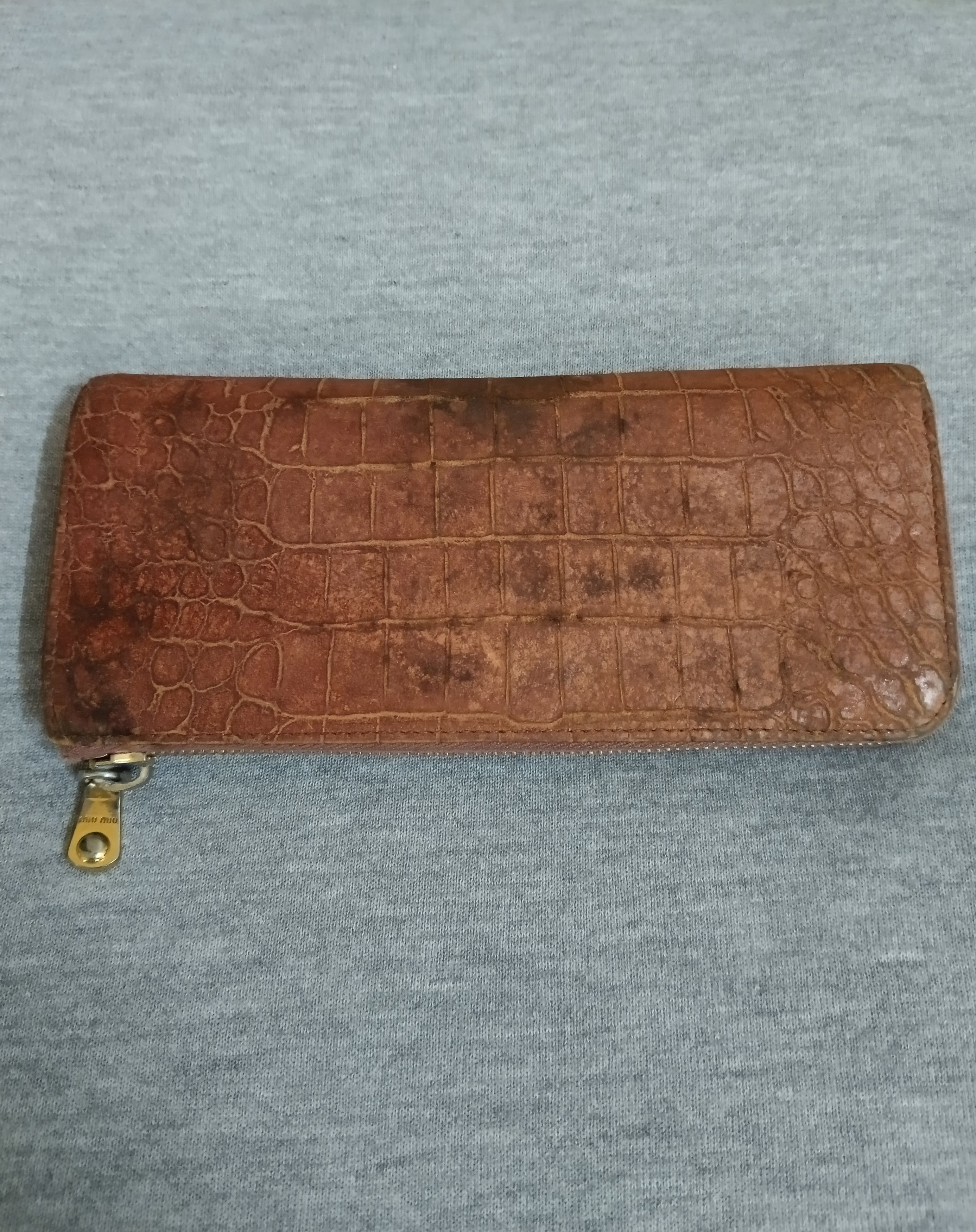 Miu Miu MIU MIU LEATHER LONG WALLET Size ONE SIZE - 3 Thumbnail
