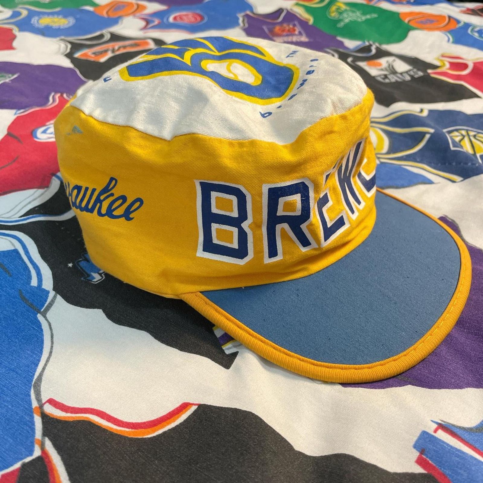 MLB × Vintage Vintage 80s MLB Milwaukee Brewers Baseball Painters Cap Size ONE SIZE - 2 Thumbnail